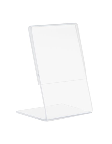 Display a L 8x5,2x4,1cm (A8) Securit PFT-ACL-A8 SECURIT PORTADEPLIANT DA TAVOLO