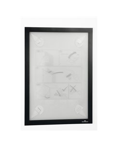 Cornice adesiva Duraframe® Wallpaper A4 21x29,7cm nero DURABLE 4843-01 DURABLE CORNICI DA PARETE E SUPPORTI