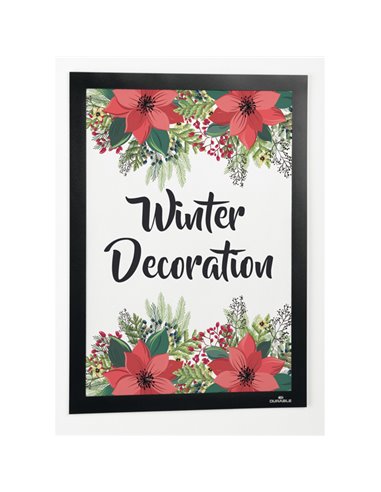 Cornice adesiva Duraframe® Wallpaper A4 21x29,7cm nero DURABLE 4843-01 DURABLE CORNICI DA PARETE E SUPPORTI
