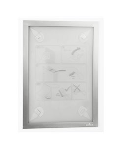 Cornice adesiva Duraframe® Wallpaper A4 21x29,7cm argento DURABLE 4843-23 DURABLE CORNICI DA PARETE E SUPPORTI