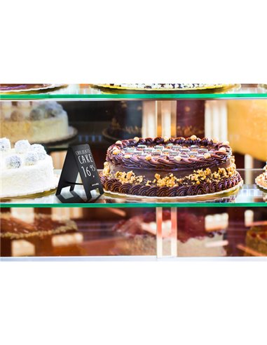 Set 5 TAG sandwich nere 8,5x5cm Securit TAG-SBS-WT SECURIT LAVAGNE NERE