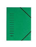Cartellina verde con elastico in cartoncino A4 PAGNA 24001-03