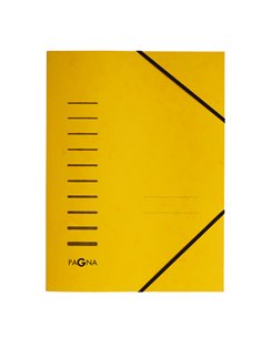 Cartellina giallo con elastico in cartoncino A4 PAGNA 24001-05