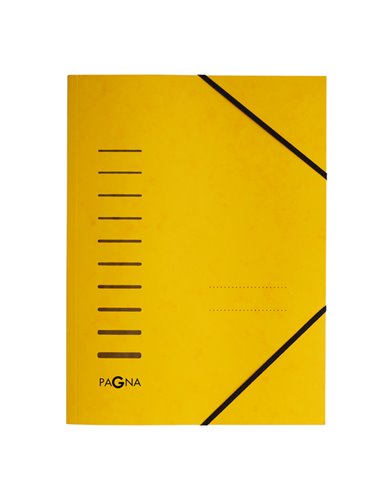Cartellina giallo con elastico in cartoncino A4 PAGNA 24001-05
