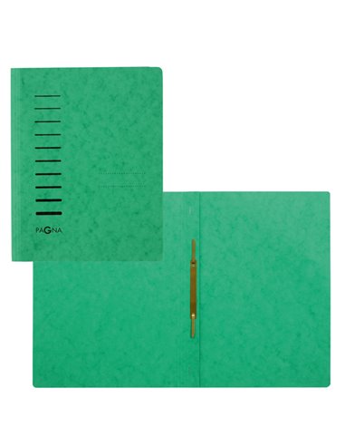 Cartellina verde in cartone con pressino fermafogli A4 PAGNA 28001-03 PAGNA CARTELLINE A TRE LEMBI