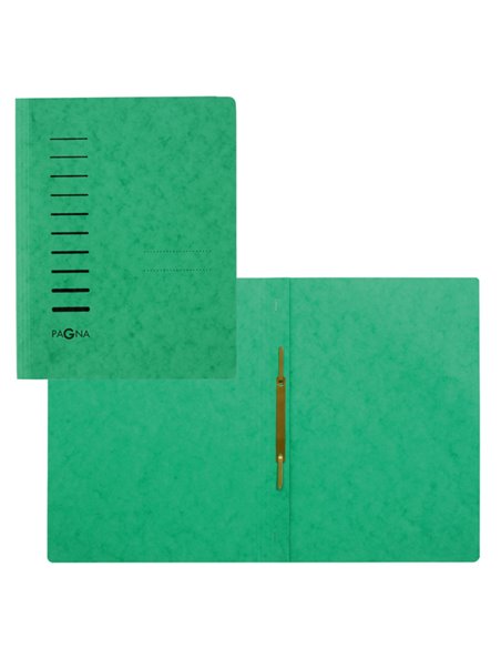 Cartellina verde in cartone con pressino fermafogli A4 PAGNA 28001-03 PAGNA CARTELLINE A TRE LEMBI