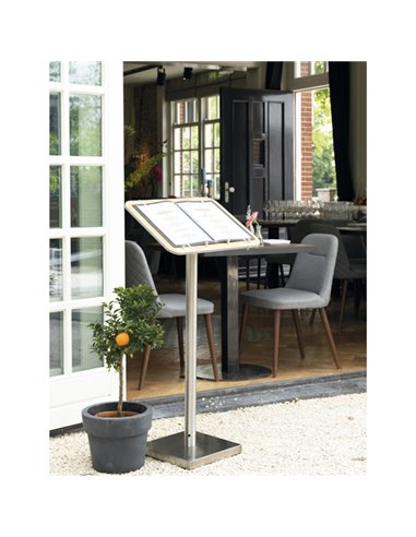 Leggio porta menU' stand Securit MCS-115-TE