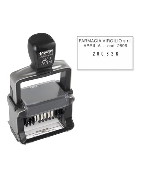 Datario Farmacia Professional 5460/Farm Trodat 139703 TRODAT DATARI-NUMERATORI-POLINOMI