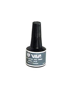 Inchiostro per cuscinetti a base alcool 30gr nero Viva 358N-BLACK VIVA ACCESSORI PER PACCHI E BUSTE