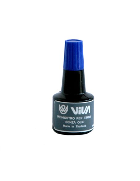 Inchiostro per cuscinetti a base alcool 30gr blu Viva 358B-BLUE