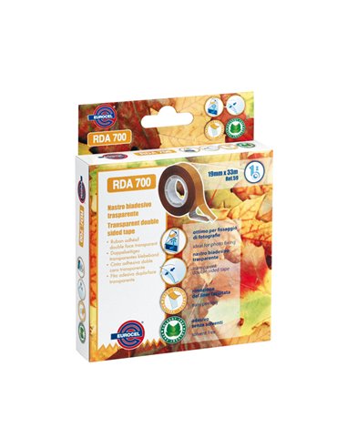 Nastro biadesivo 700RDA 19mmx33mt in box Eurocel 046015202 EUROCEL NASTRI ADESIVI SPECIALI (CARTA-TELATO-ECC.)