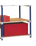 Set 5 ripiani in truciolato 68x100cm per scaffale RANG'ECO K605175