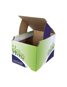 Cestino riciclo da scrivania 24,8x23,5x31,4cm Fellowes 8049301 FELLOWES CESTINI GETTACARTE 2