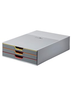 Cassettiera sottomonitor Varicolor DURABLE 7603-27 DURABLE CASSETTIERE DA SCRIVANIA
