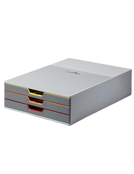 Cassettiera sottomonitor Varicolor DURABLE 7603-27 DURABLE CASSETTIERE DA SCRIVANIA