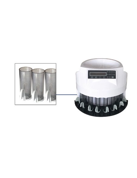 Set 8 tubi per separamonete CM012 3350T HolenBecky VERIFICA BANCONOTE-CONTA BANCONOTE