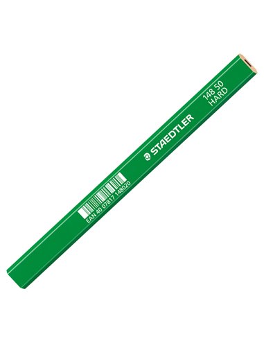 Matita Carpenter piatta grad. dura Staedtler 148 50 STAEDTLER PASTELLI INDUSTRIALI
