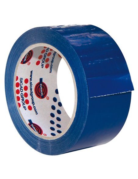 Nastro adesivo 50mm x 66m Blu PVC 350 Eurocell 000901366