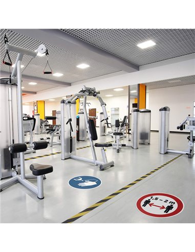 Nastro adesivo da pavimento DURALINE STRONG 50/12 50mmx30m giallo/nero Durable 1726-130 DURABLE SEGNALETICA
