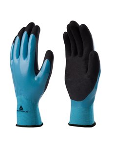 Guanto wetdry VV636BL Tg.09 palmo nitrile VV636BL09 DELTAPLUS GUANTI DI PROTEZIONE