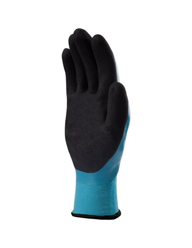 Guanto wetdry VV636BL Tg.09 palmo nitrile VV636BL09 DELTAPLUS GUANTI DI PROTEZIONE