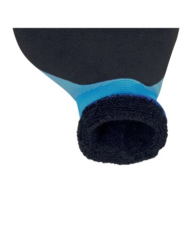 Guanto wetdry VV636BL Tg.09 palmo nitrile VV636BL09 DELTAPLUS GUANTI DI PROTEZIONE