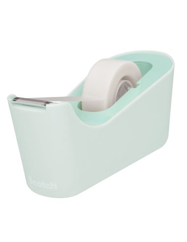 Dispenser da Tavolo C18 Menta+1 rotolo di nastro adesivo Scotch® Magic™19x33 7100180400
