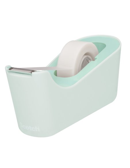 Dispenser da Tavolo C18 Menta+1 rotolo di nastro adesivo Scotch® Magic™19x33 7100180400
