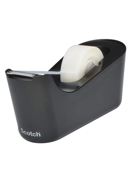 Dispenser da Tavolo C18  Nero + 1 rotolo di nastro adesivo Scotch® Magic™ 19x33 7100180453 SCOTCH DISPENSER NASTRO ADESIVO