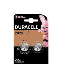 BLISTER 2 PILE LITIO DURACELL 3V (CR2025) DU21B2 DURACELL PILE