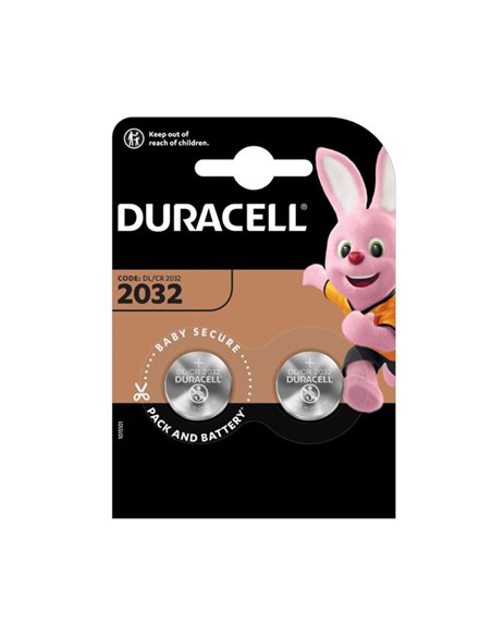 BLISTER 2 PILE LITIO DURACELL 3V (DL2032) DU22B2 DURACELL PILE