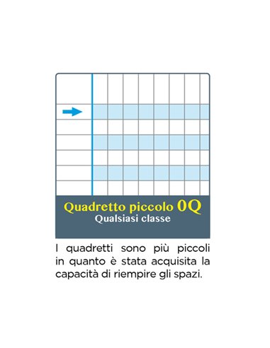 Maxiquaderno One Color Didattico f.to A4 100gr 18+1 - 5mm c/margine Blasetti 7045