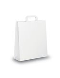 SCATOLA 300 SHOPPERS 26x11x35CM BIANCO NEUTRO PIATTINA 001680