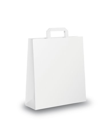 SCATOLA 300 SHOPPERS 26x11x34,5CM BIANCO NEUTRO PIATTINA 001680 Mainetti Bags SHOPPERS E BUSTE IN CARTA