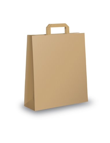 SCATOLA 300 SHOPPERS CARTA BIOKRAFT 26x11x35CM AVANA NEUTRO PIATTINA 001642 Mainetti Bags SHOPPERS E BUSTE IN CARTA