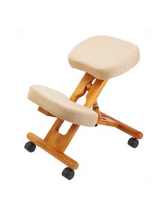 Sgabello ergonomico bianco Minneapolis F2902 F2902