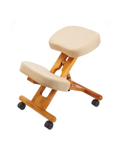 Sgabello ergonomico bianco Minneapolis F2902 F2902