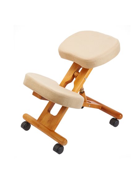 Sgabello ergonomico bianco Minneapolis F2902 F2902