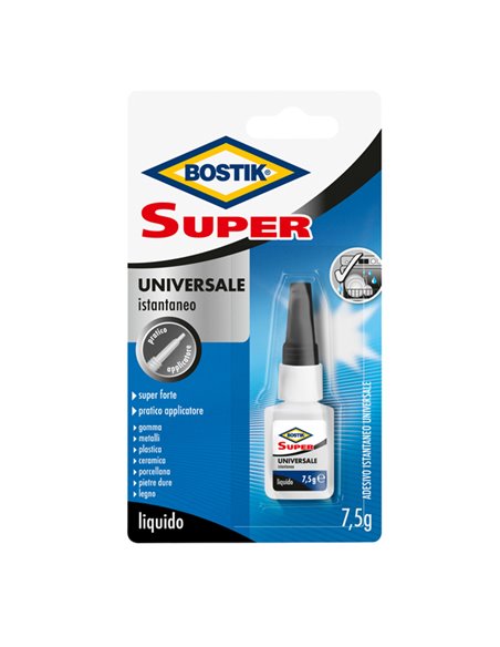 Colla istantanea universale Bostik Super 7,5g D2755