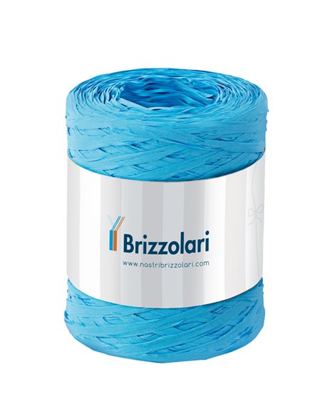 Rafia sintetica 6802 5mmx200mt colore azzurro 06 Brizzolari 01003706