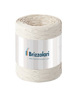 Rafia sintetica 6802 5mmx200mt colore avorio 25 Brizzolari 01003725