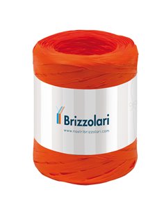 Rafia sintetica 6802 5mmx200mt colore arancione 12 Brizzolari 01003712