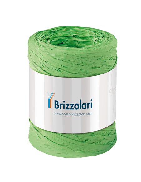 Rafia sintetica 6802 5mmx200mt colore verde chiaro 10 Brizzolari 01003710 BRIZZOLARI NASTRI-FIOCCHI-STELLE