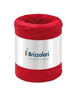 Rafia sintetica 6802 5mmx200mt colore rosso 07 Brizzolari 01003707