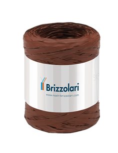 Rafia sintetica 6802 5mmx200mt colore marrone 14 Brizzolari 01003714