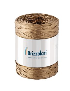 Rafia sintetica 6802 5mmx200mt colore oro 33 Brizzolari 01003733 BRIZZOLARI NASTRI-FIOCCHI-STELLE