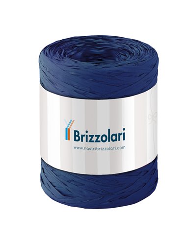 Rafia sintetica 6802 5mmx200mt colore blu scuro 37 Brizzolari 01003737 BRIZZOLARI NASTRI-FIOCCHI-STELLE