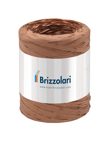 Rafia sintetica 6802 5mmx200mt colore avana 32 Brizzolari 01003732 BRIZZOLARI NASTRI-FIOCCHI-STELLE