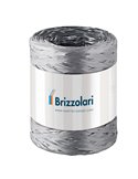 Rafia sintetica 6802 5mmx200mt colore argento 44 Brizzolari 01003744