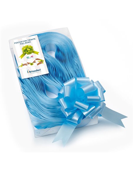 30 nastri strip 6800 31mm-Ø13cm colore azzurro 06 Brizzolari 00313206 BRIZZOLARI NASTRI-FIOCCHI-STELLE